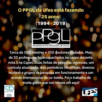 25 anos do PPGL/Ufes